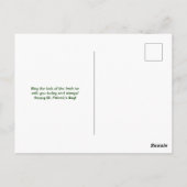 Festive St. Patrick's Day Briefkaart (Achterkant)