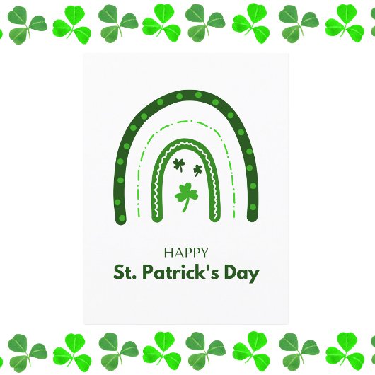 Festive St. Patrick's Day Briefkaart