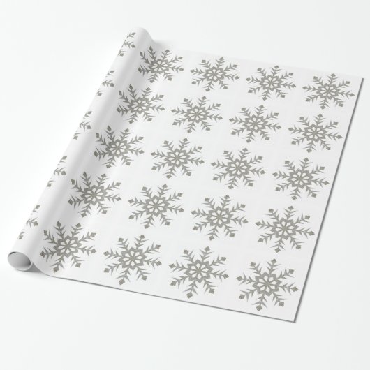 Festive Star Cadeaupapier (Uitgerold)