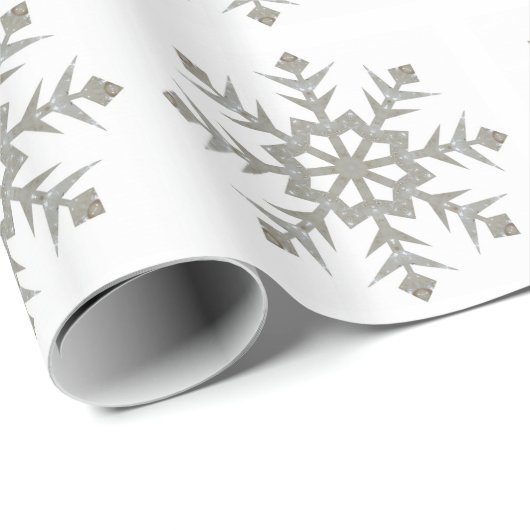 Festive Star Cadeaupapier (Rol Hoek)