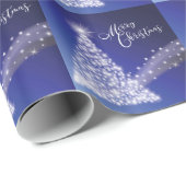 Festive Starry Bright kerst Cadeaupapier (Rol Hoek)