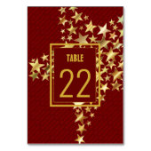 FESTIVE STARS Holiday Blessay  Red Kaart (Achterkant)