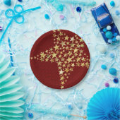 FESTIVE STARS Holiday Blessparty Papieren Bordje (Feest)