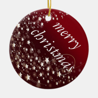 Festive Stars Keramisch Ornament