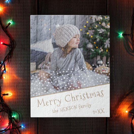 Festive Stars kerstfamilie Keepomwille Foto Legpuzzel