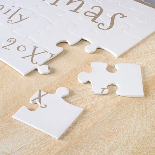 Festive Stars kerstfamilie Keepomwille Foto Legpuzzel (Zijkant)