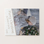 Festive Stars kerstfamilie Keepomwille Foto Legpuzzel (Horizontaal)