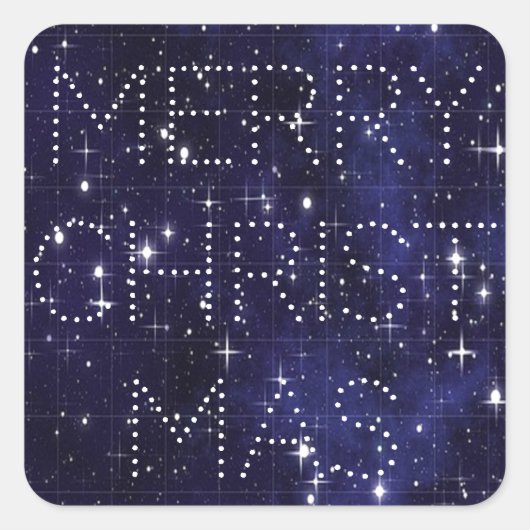 Festive Stars Stickers (Voorkant)