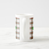 Festive Stewart Tartan Pset China Mok (Achterkant)