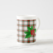 Festive Stewart Tartan Pset China Mok (Voorkant rechts)