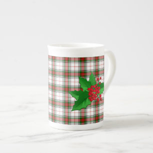 Festive Stewart Tartan Pset China Mok