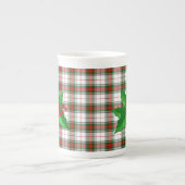 Festive Stewart Tartan Pset China Mok (Voorkant)