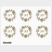 Festive-sticker Ronde Sticker (Vel)