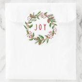 Festive-sticker Ronde Sticker (Tas)