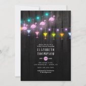 Festive String Lights Fiesta Vrijgezellenfeest Kaart (Voorkant)