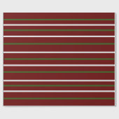 Festive Striped Cadeaupapier (Vlak)