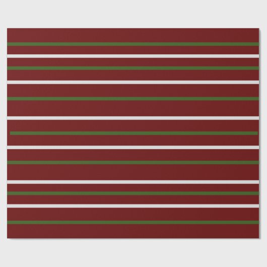 Festive Striped Cadeaupapier (Vlak)