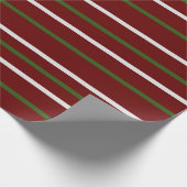 Festive Striped Cadeaupapier (Hoek)
