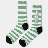 Festive Striped Holiday Polar Beer Socks Sokken (Links)