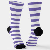 Festive Striped Holiday Polar Beer Socks Sokken (Gebogen)