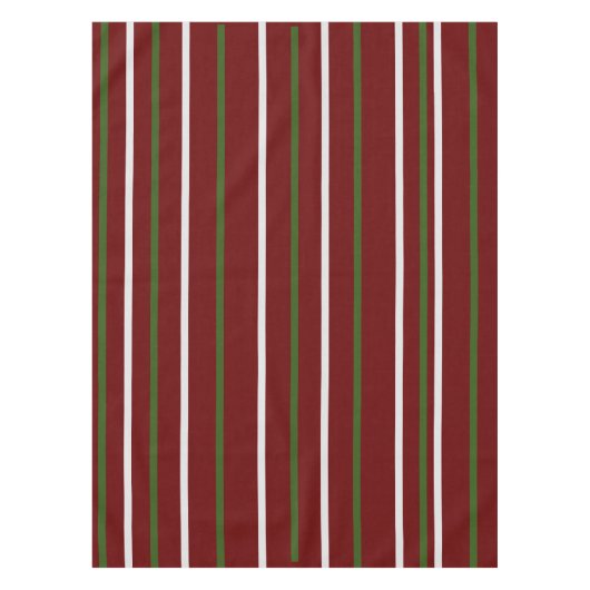 Festive Striped Tablecloth Tafelkleed (Voorkant)