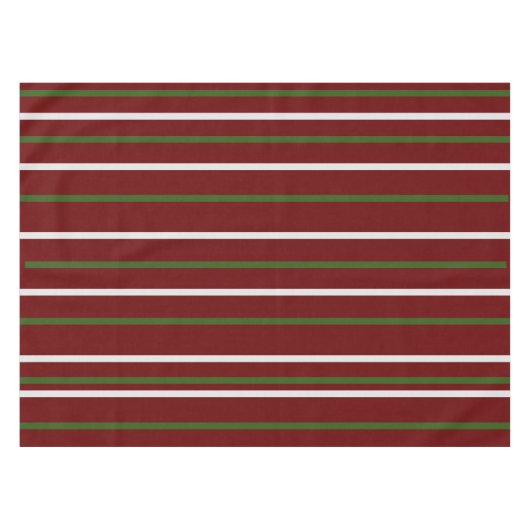 Festive Striped Tafelkleed (Voorkant (Horizontaal))
