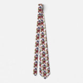 Festive-stropdas met kerstsnowman Holiday Stropdas (Achterkant)