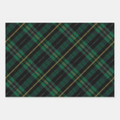 Festive Stylish Dark Forest Green Play Pattern Inpakpapier Vel (Voorkant)