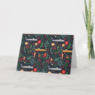 Festive Submarines Kaart