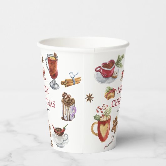 Festive Sweet Treeit Merry kerstgerei Papieren Bekers (Rechts)