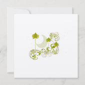 Festive Swirl Moon Tree Square Weddenschap Kaart (Achterkant)