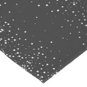 Festive Table runner - Charcoal/White sterren Korte Tafelloper (Hoek)