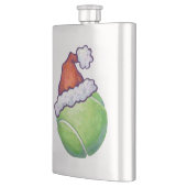 Festive Tennis Ball in Santa Hat Heupfles (Links)