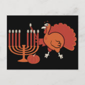 Festive Thanksgivukkah Briefkaart (Voorkant)