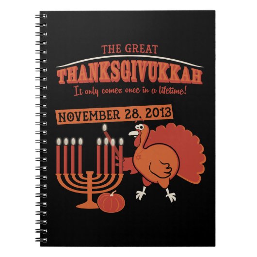 Festive Thanksgivukkah Notitieboek (Voorkant)