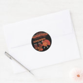 Festive Thanksgivukkah Ronde Sticker (Envelop)