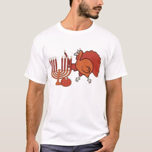 Festive Thanksgivukkah T-shirt (Voorkant)