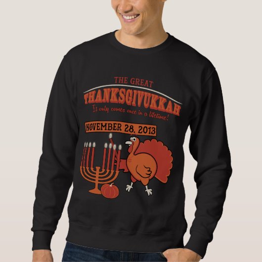 Festive Thanksgivukkah Trui (Voorkant)