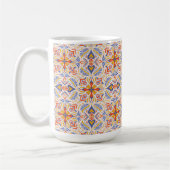 Festive Tile Patroon Koffiemok (Links)