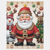 "Festive Time" Fleece Deken (Voorkant)