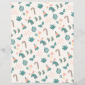 Festive Tree & Background, kerstboomverkoop Flyer (Achterkant)