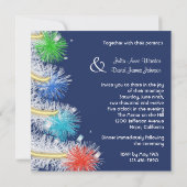 Festive Tree Holiday Weddenschap Kaart (Achterkant)