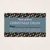 Festive Trees, kerstfeestkaartjes Visitekaartje (Voorkant)