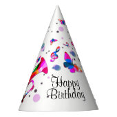 Festive Trumpet Birthday Feesthoedjes (Voorkant)