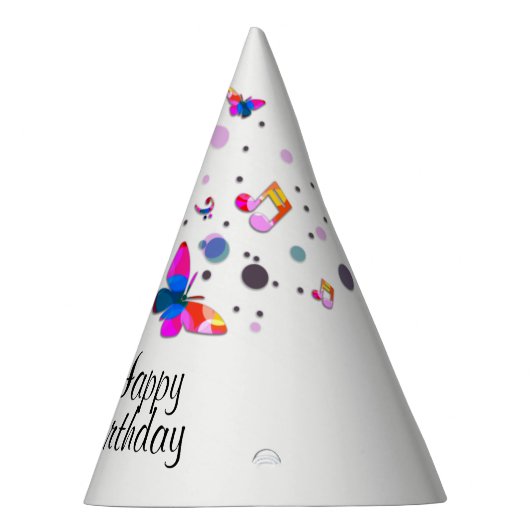 Festive Trumpet Birthday Feesthoedjes (Rechts)