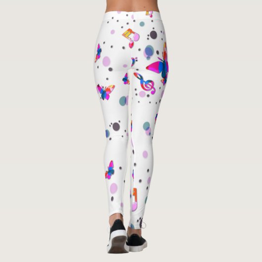 Festive Trumpet Leggings (Achterkant)