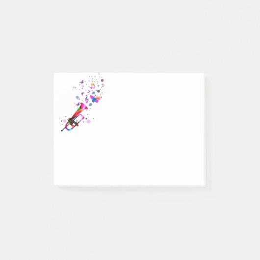 Festive Trumpet Post-it® Notes (Voorkant)