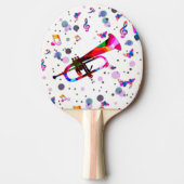 Festive Trumpet Tafeltennisbatje (Voorkant)