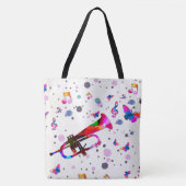 Festive Trumpet Tote Bag (Voorkant)