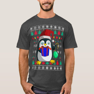 Festive Ugly Kerstmis Penguin T-shirt